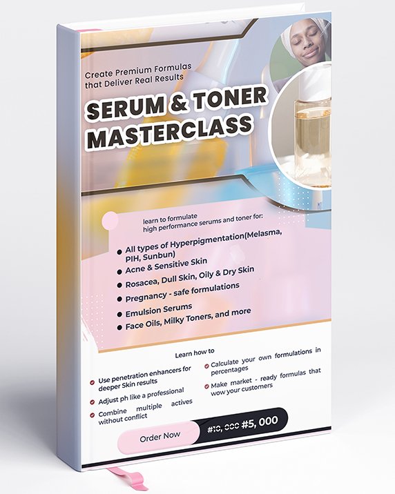 SERUM and TONER MASTERCLASS